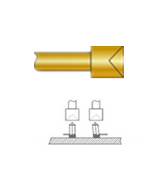杯頭探針、探針用法圖、探針原理圖、測(cè)試探針圖片