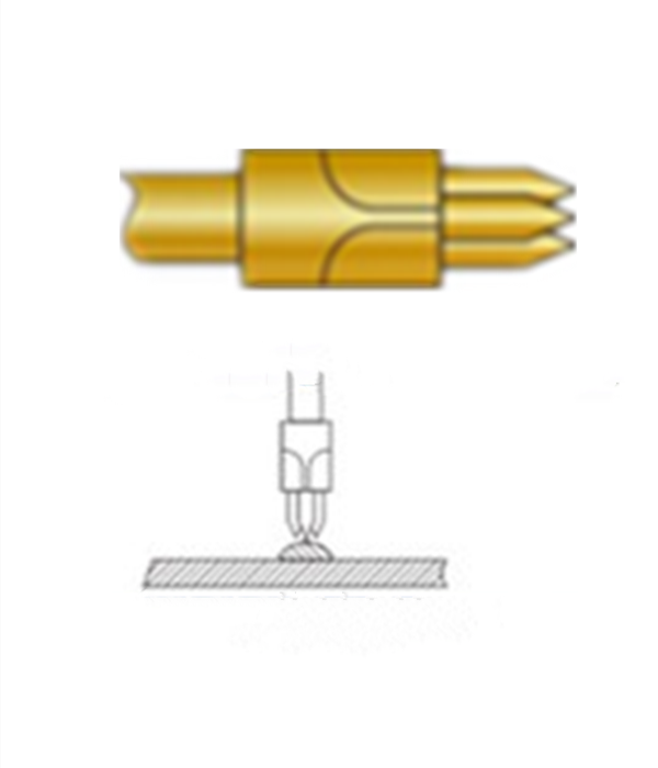 三尖頭探針、探針用法圖、探針原理圖、測(cè)試探針圖片
