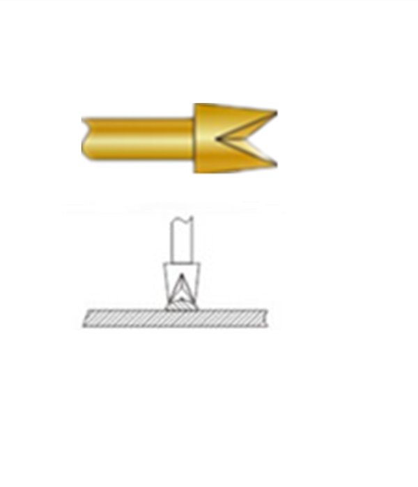 四爪頭探針、探針用法圖、探針原理圖、測(cè)試探針圖片