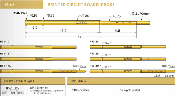 R50測試探針套管選型、R50探針套管規(guī)格型號、探針套管廠家