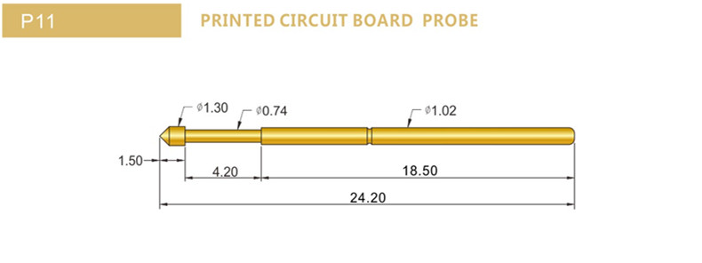 P11探針尺寸，華榮華測(cè)試探針選型，測(cè)試探針規(guī)格型號(hào)